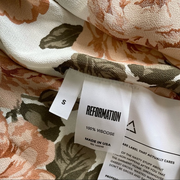 Reformation Mini Floral Dress - Picture 4 of 5